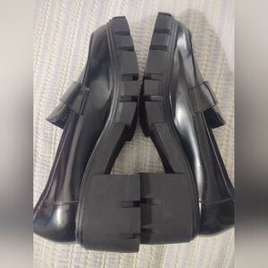 Black Heeled Loafers